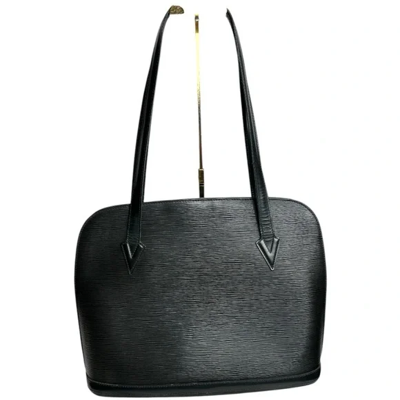 LOUIS VUITTON Epi Lussac Black Large Shoulder Bag - Picture 6 of 16